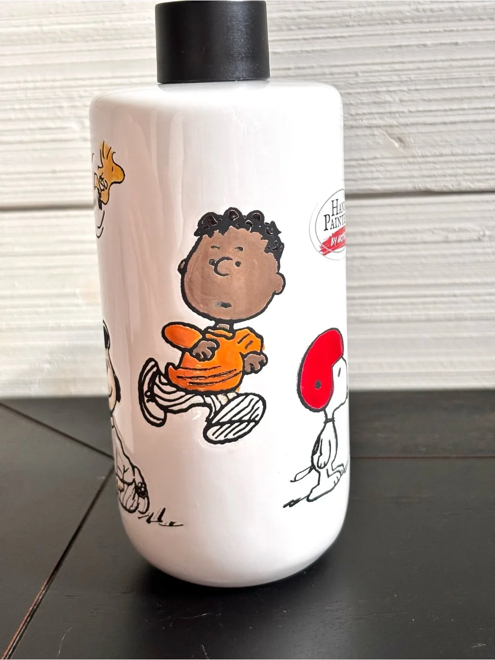 Peanuts Gang Snoopy Charlie Brown Football Soap Lotion Dispenser NEW